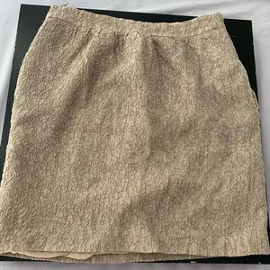 Gold Moschino Pencil Skirt